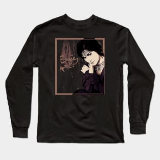 Enya // Brown Vintage Long Sleeve T-Shirt